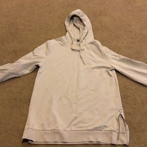 ASOS Lightweight Side Zip Hoodie Sz L